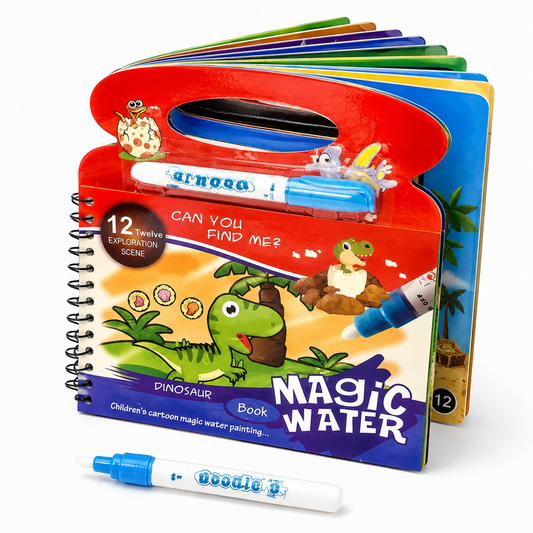 Magic Water Book β Reusable Water Drawing & Coloring Book