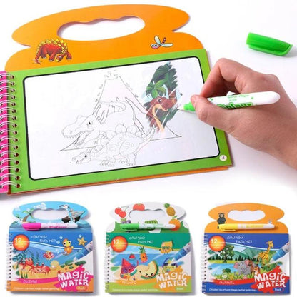 Magic Water Book – Reusable Water Drawing & Coloring Book