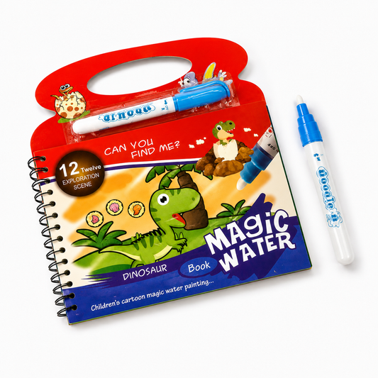 Magic Water Book – Reusable Water Drawing & Coloring Book