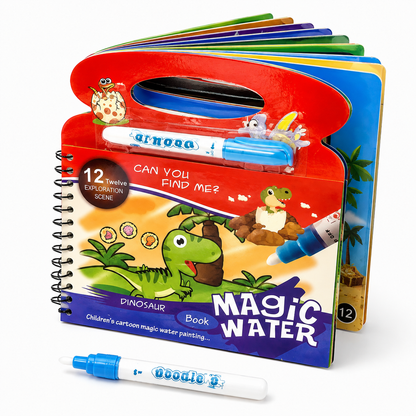Magic Water Book – Reusable Water Drawing & Coloring Book