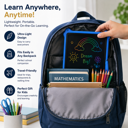 LCD Writing Tablet for Kids – Colorful Drawing & Learning Board