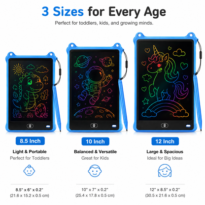 LCD Writing Tablet for Kids – Colorful Drawing & Learning Board