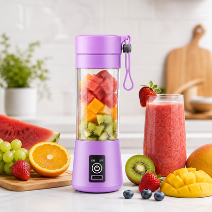 Portable Juicer Blender – USB Rechargeable 380ml