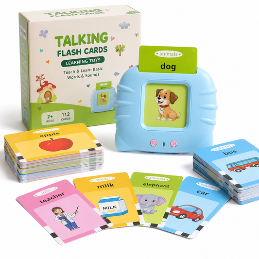 Talking Flash Cards Learning Device – Preschool Educational Toy for Kids